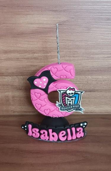 Vela 6 Anos Caveirinha