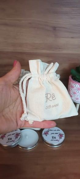 Vela Aromática na Latinha Personalizada