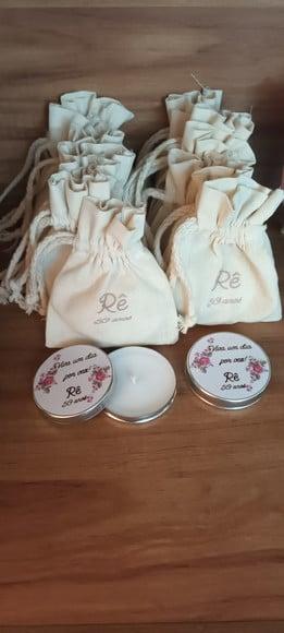 Vela Aromática na Latinha Personalizada