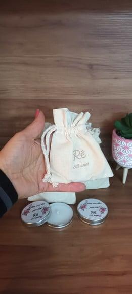 Vela Aromática na Latinha Personalizada