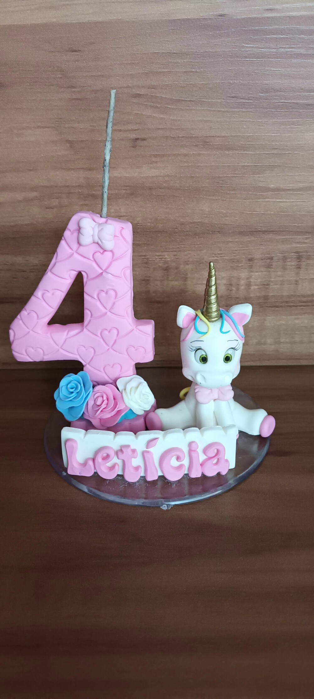 Vela 6 Anos Unicórnio