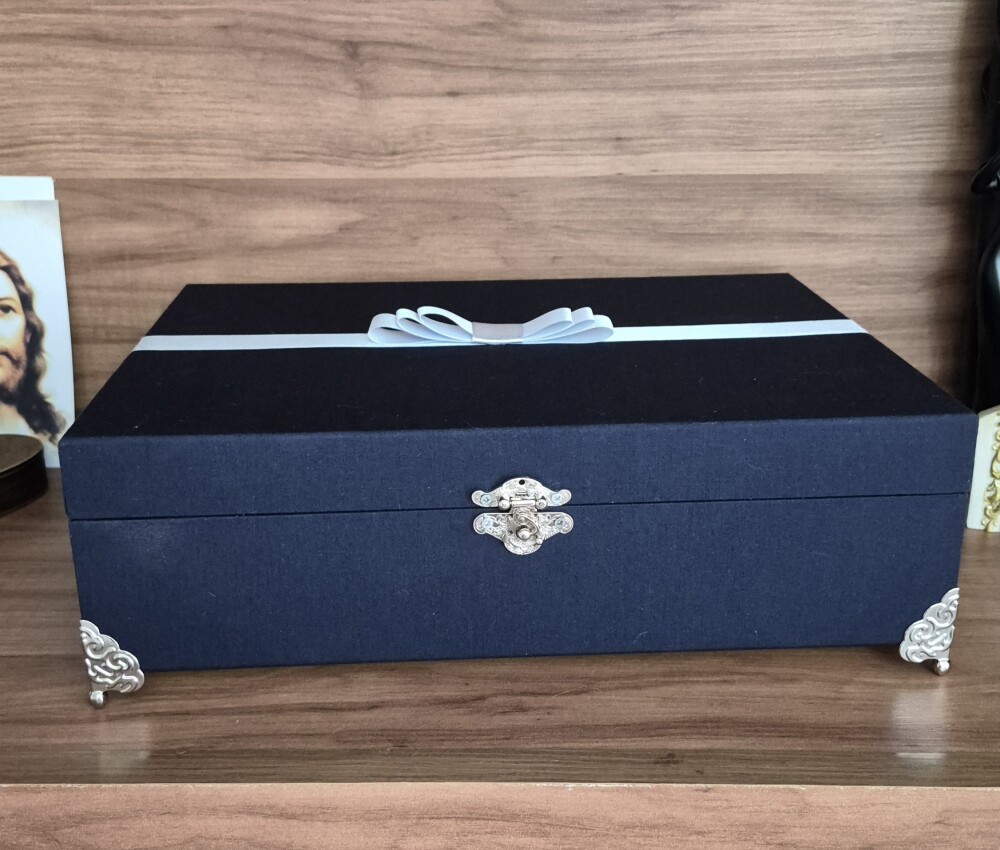 Caixa casamento Toalete personalizada