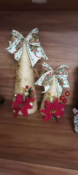 Árvore de Natal de Mesa Rústica