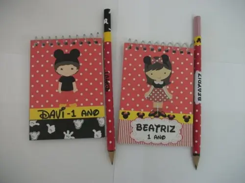 Bloquinhos Mickey e Minie