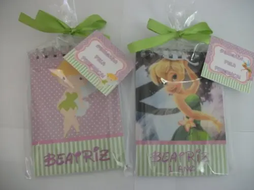 Bloquinhos Tinker Bell e Peter Pan