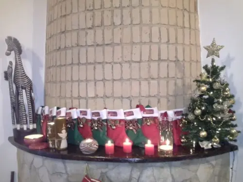 Botinhas de Natal para presentes