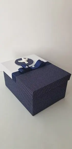 Caixa Batizado Convite Padrinhos