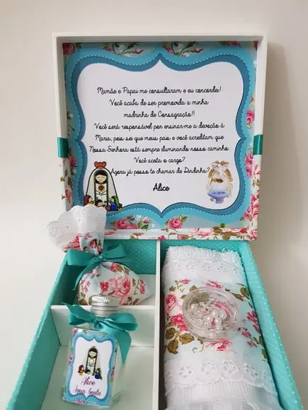 Caixa Batizado Padrinhos