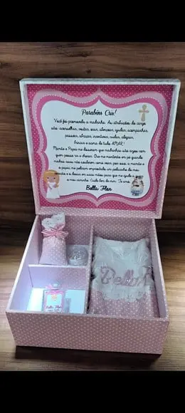 Caixa Batizado Padrinhos