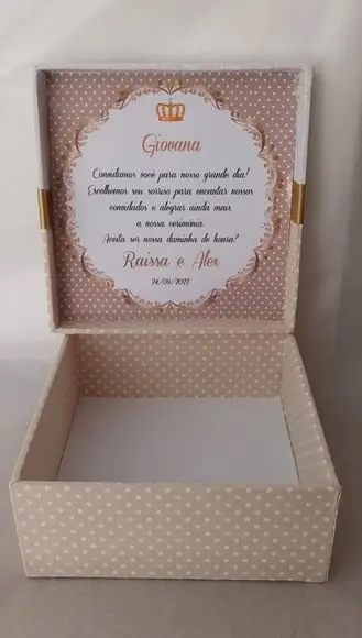 Caixa Convite Dama De Honra