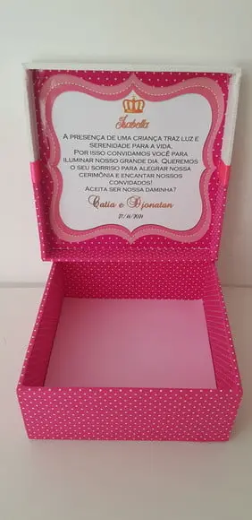 Caixa convite Daminha
