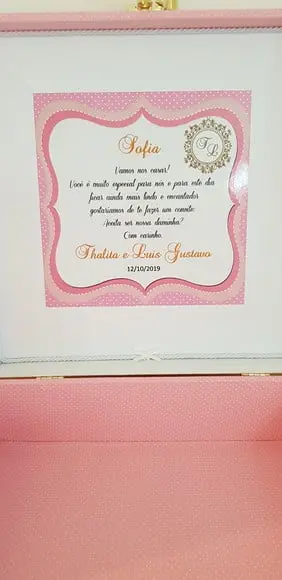 Caixa convite Daminha