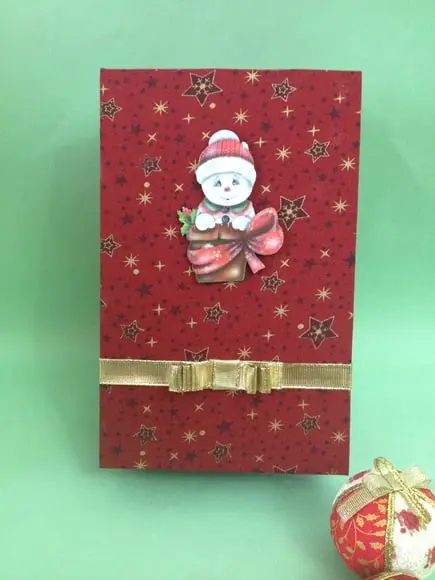 Caixa Decorada Natal