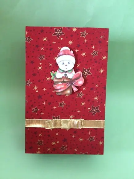 Caixa Decorada Natal