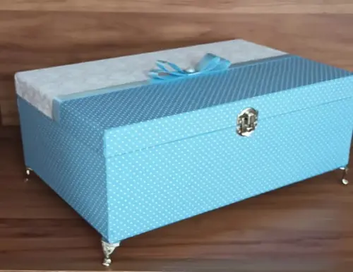 Caixa Kit Toalette Azul