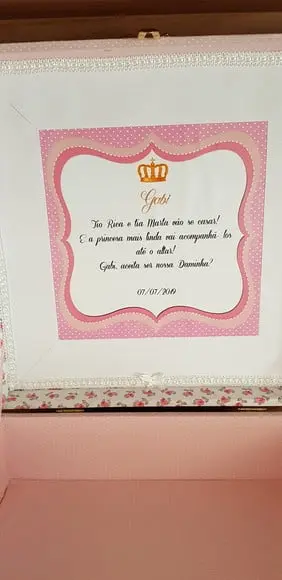Caixa para Daminha Grande