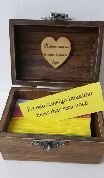 Caixa Presente Dia Namorados