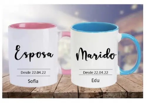 Canecas Esposa E Marido