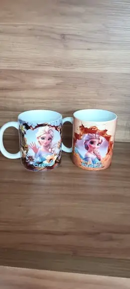 Canecas Frozen Impressão 3d
