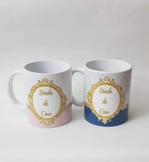 Canecas Padrinhos Batizado