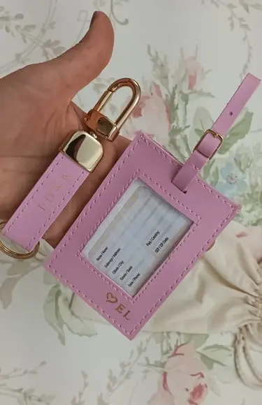 Chaveiro Personalizado + Tag de Mala
