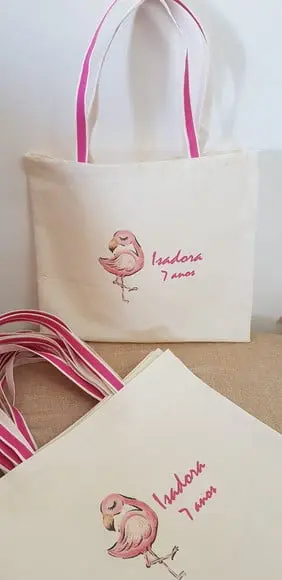 Eco Bag Flamingos