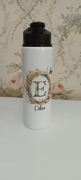 Garrafa Squeeze Alumínio Esmaltada Personalizada