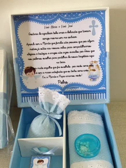 Lembrança batizado avós