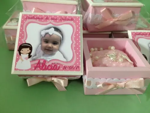 LEMBRANÇA BATIZADO MENINA