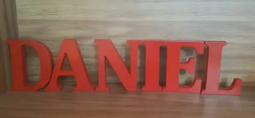 Letras em madeira MDF