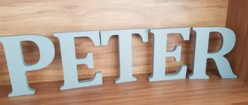 Letras em madeira MDF
