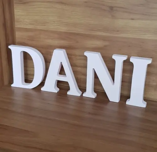 Letras em madeira MDF