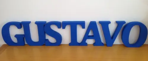 Letras em madeira MDF