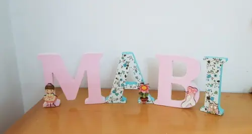 Letras em madeira MDF