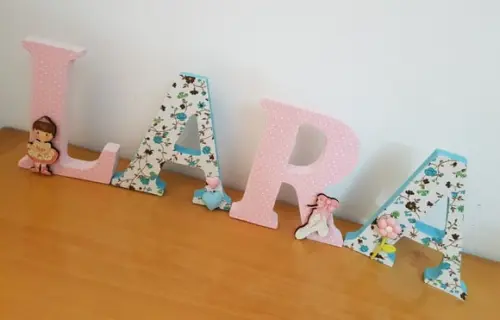 Letras em madeira MDF