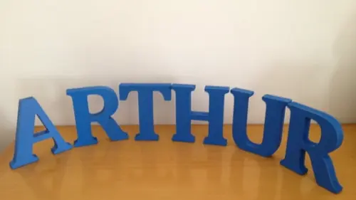 Letras em madeira MDF