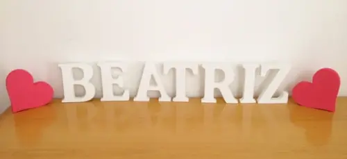 Letras em madeira MDF