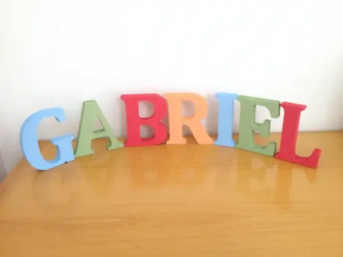Letras em madeira MDF