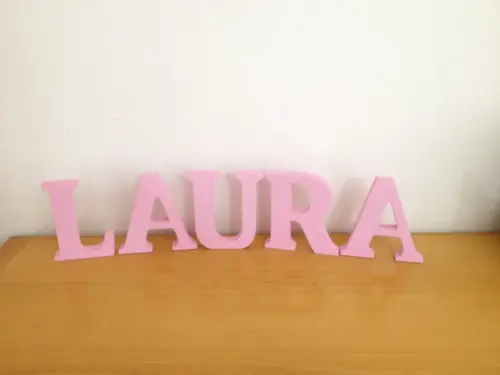 Letras em madeira MDF