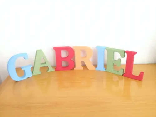 Letras em madeira MDF