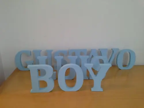 Letras em madeira MDF
