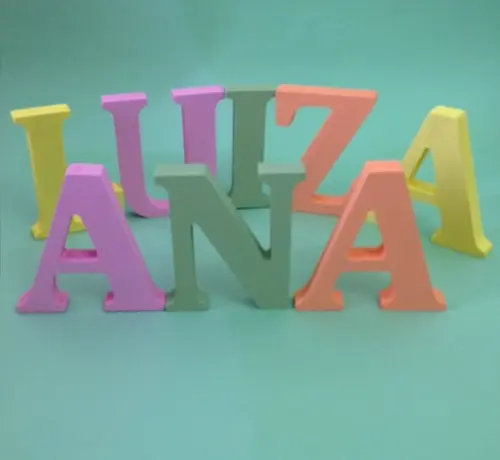 Letras em madeira MDF