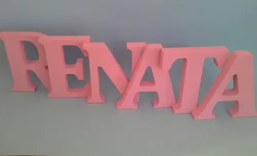 Letras em madeira MDF