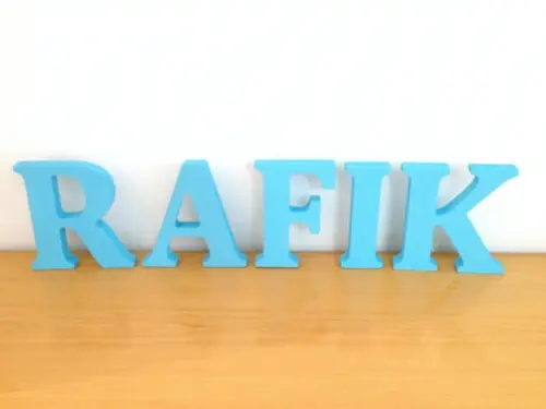 Letras em madeira MDF