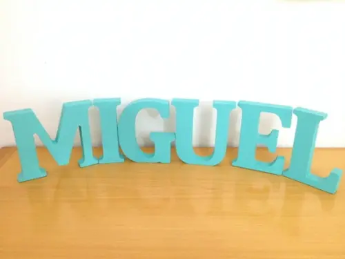 Letras em madeira MDF