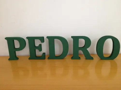Letras em madeira MDF