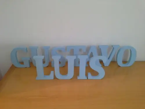 Letras em madeira MDF