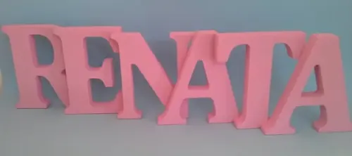 Letras em madeira MDF