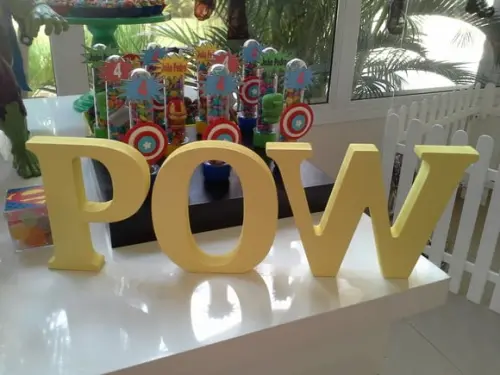 Letras em madeira MDF
