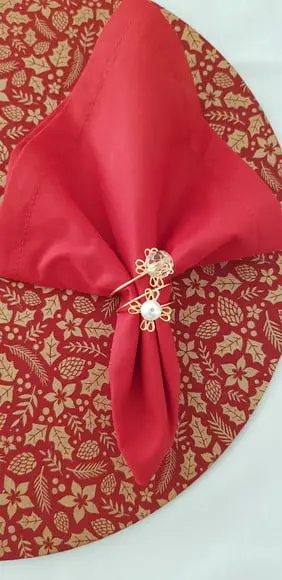 Mesa Posta Natal Kit Souplat Natalino 4 Peças